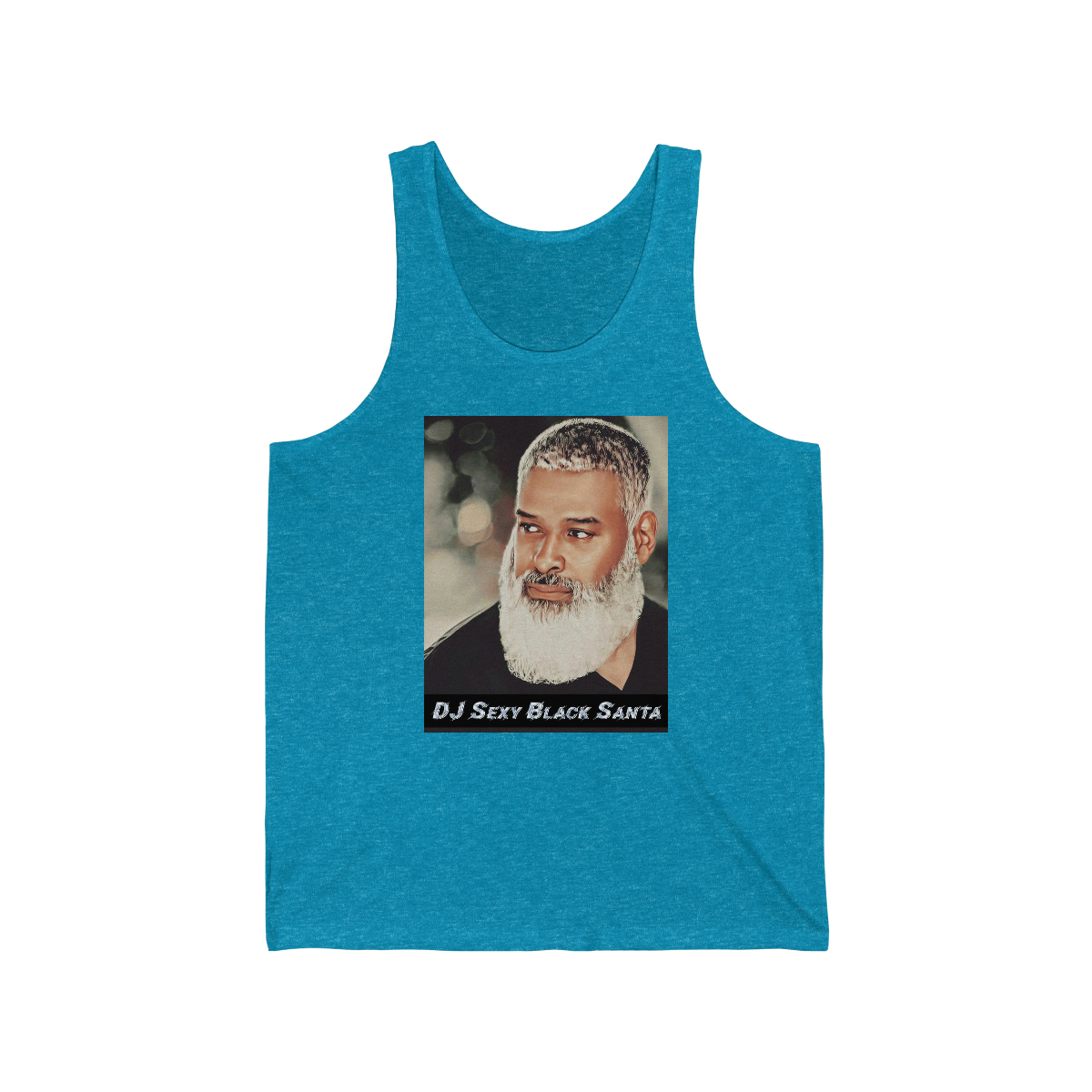 DJ SEXY BLACK SANTA – Favorite DJ – Unisex Jersey Tank