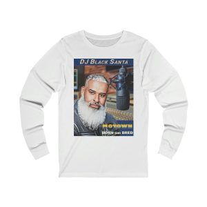 DJ Black Santa - Motown Born and Bred - Unisex Jersey Long Sleeve Tee