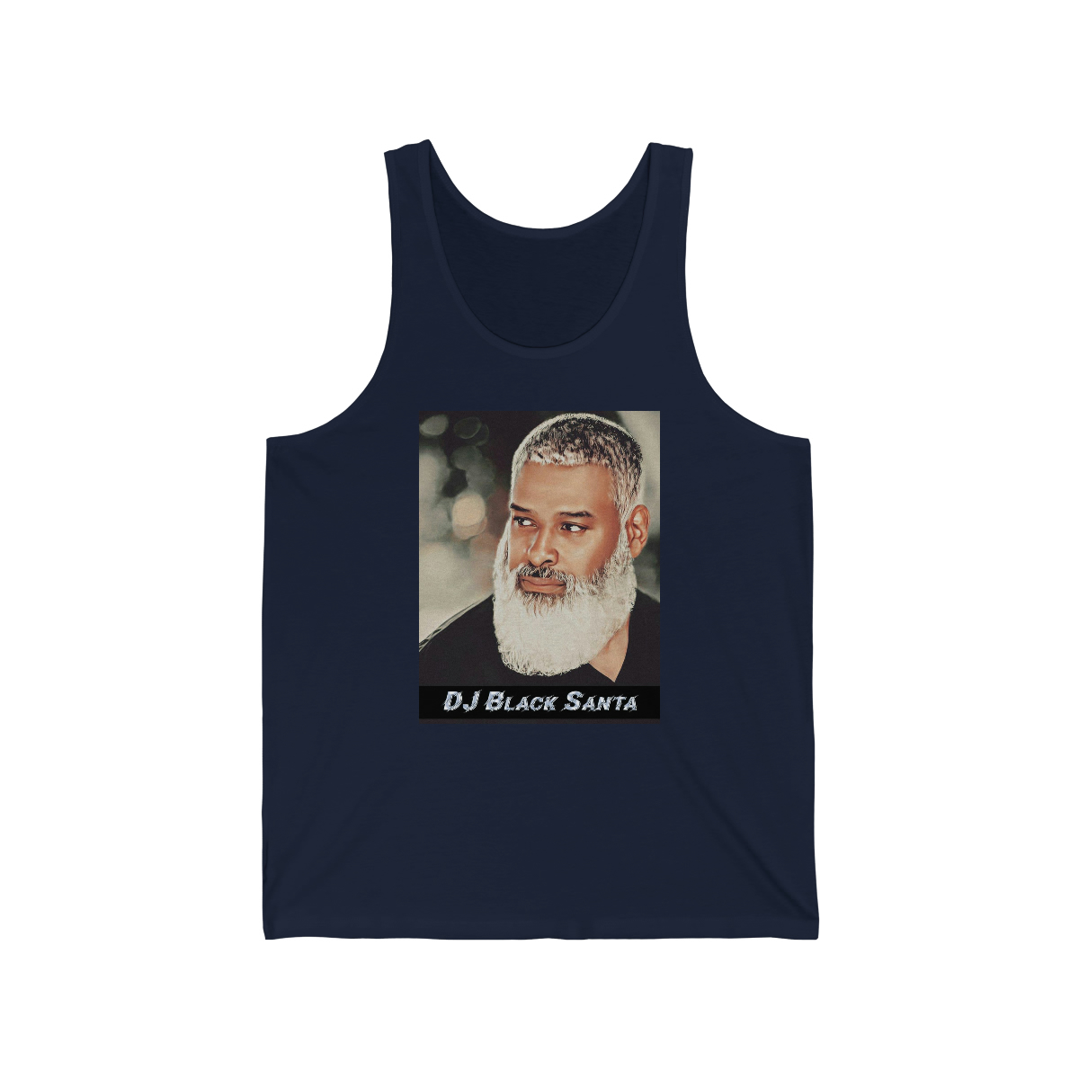 DJ BLACK SANTA – Favorite DJ – Unisex Jersey Tank