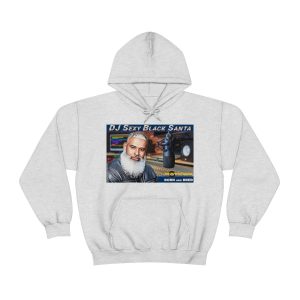 DJ Sexy Black Santa - Motown Born and Bred - Unisex Heavy Blend™ Hooded Sweatshirt