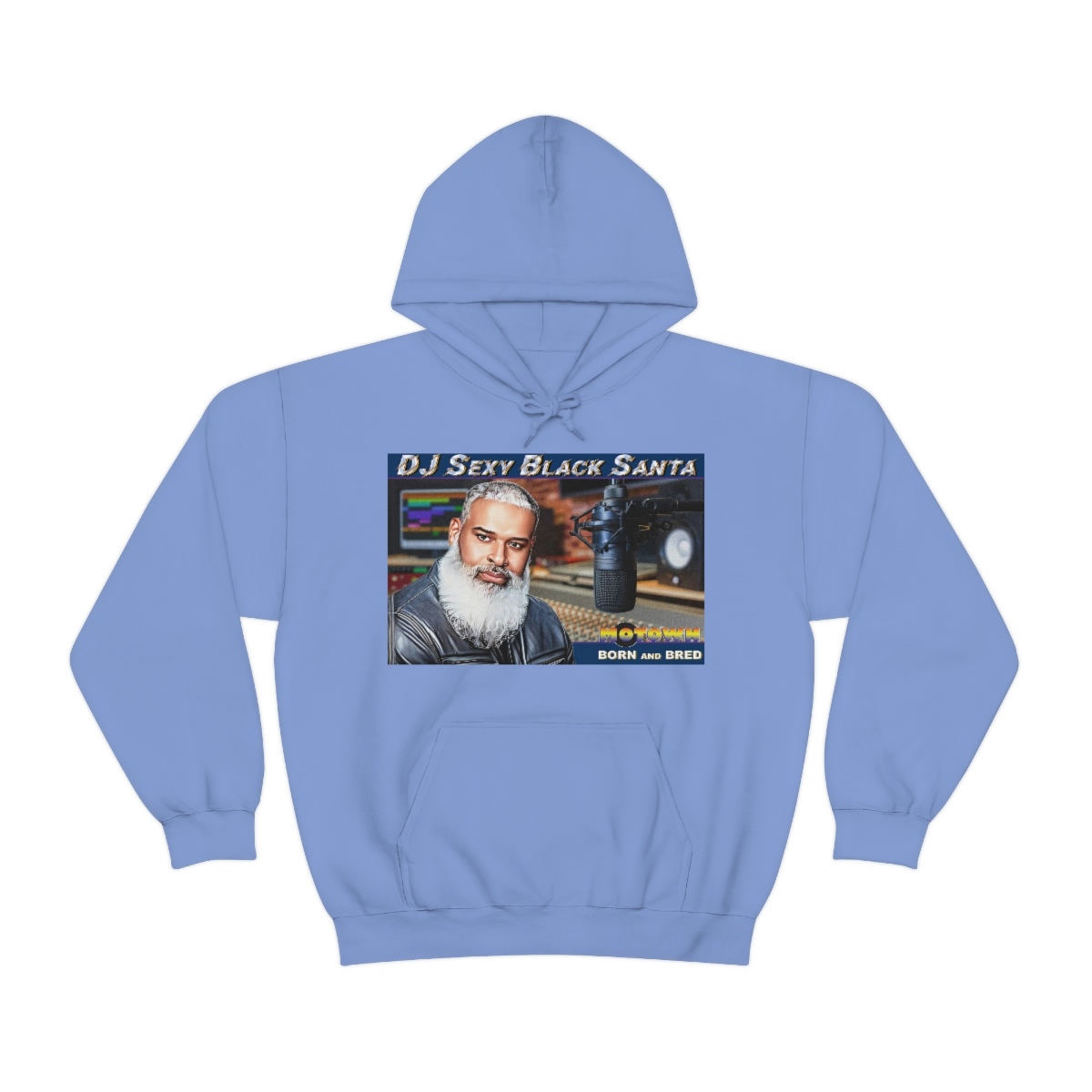 DJ Sexy Black Santa - Motown Born and Bred - Unisex Heavy Blend™ Hooded Sweatshirt - Image 57