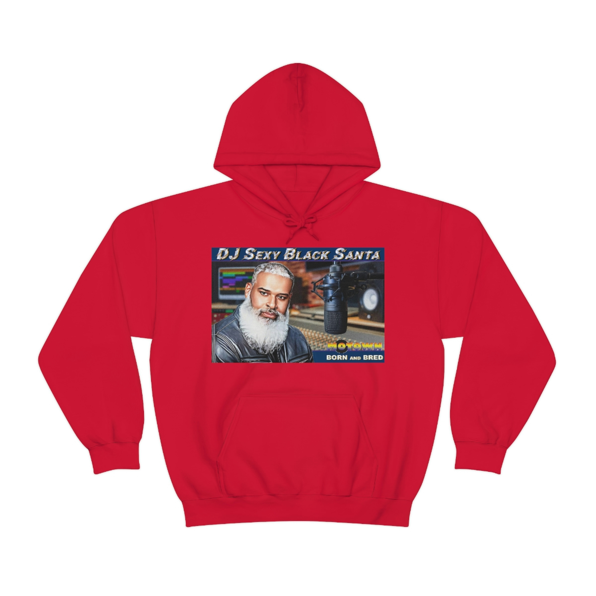 DJ Sexy Black Santa - Motown Born and Bred - Unisex Heavy Blend™ Hooded Sweatshirt - Image 81