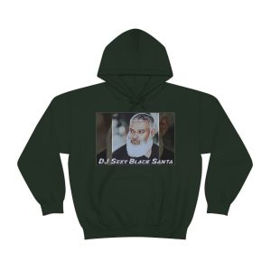 DJ Sexy Black Santa - Favorite DJ - Unisex Heavy Blend™ Hooded Sweatshirt