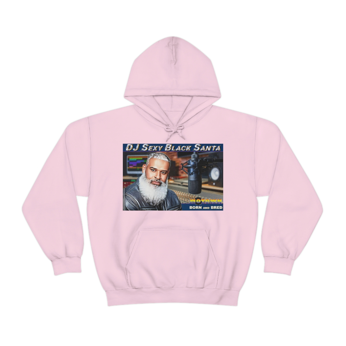 DJ Sexy Black Santa - Motown Born and Bred - Unisex Heavy Blend™ Hooded Sweatshirt - Image 73