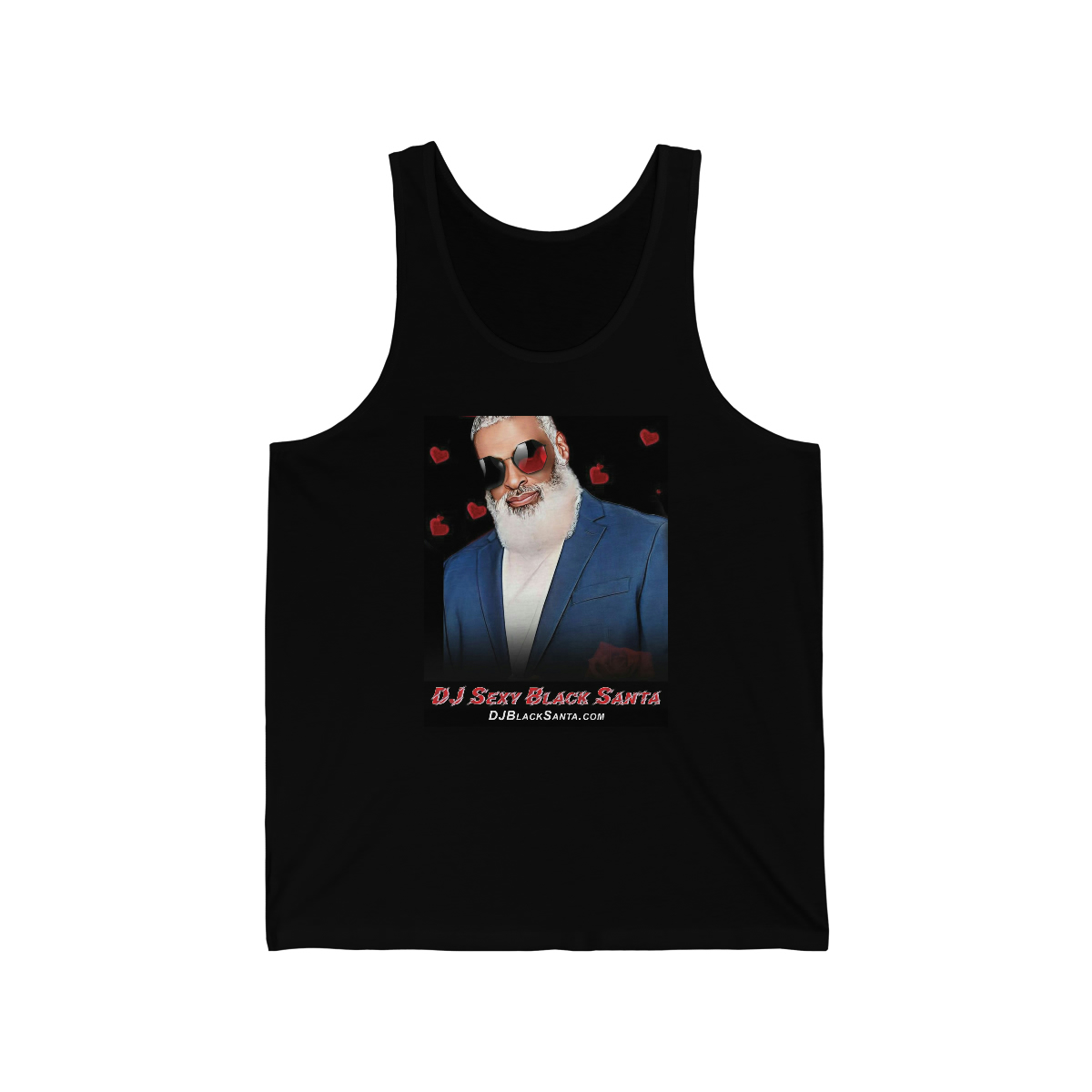 DJ SEXY BLACK SANTA – Your Valentine DJ - Unisex Heavy Cotton Tee