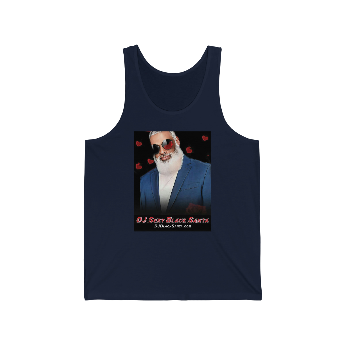 DJ SEXY BLACK SANTA – Your Valentine DJ - Unisex Heavy Cotton Tee - Image 5